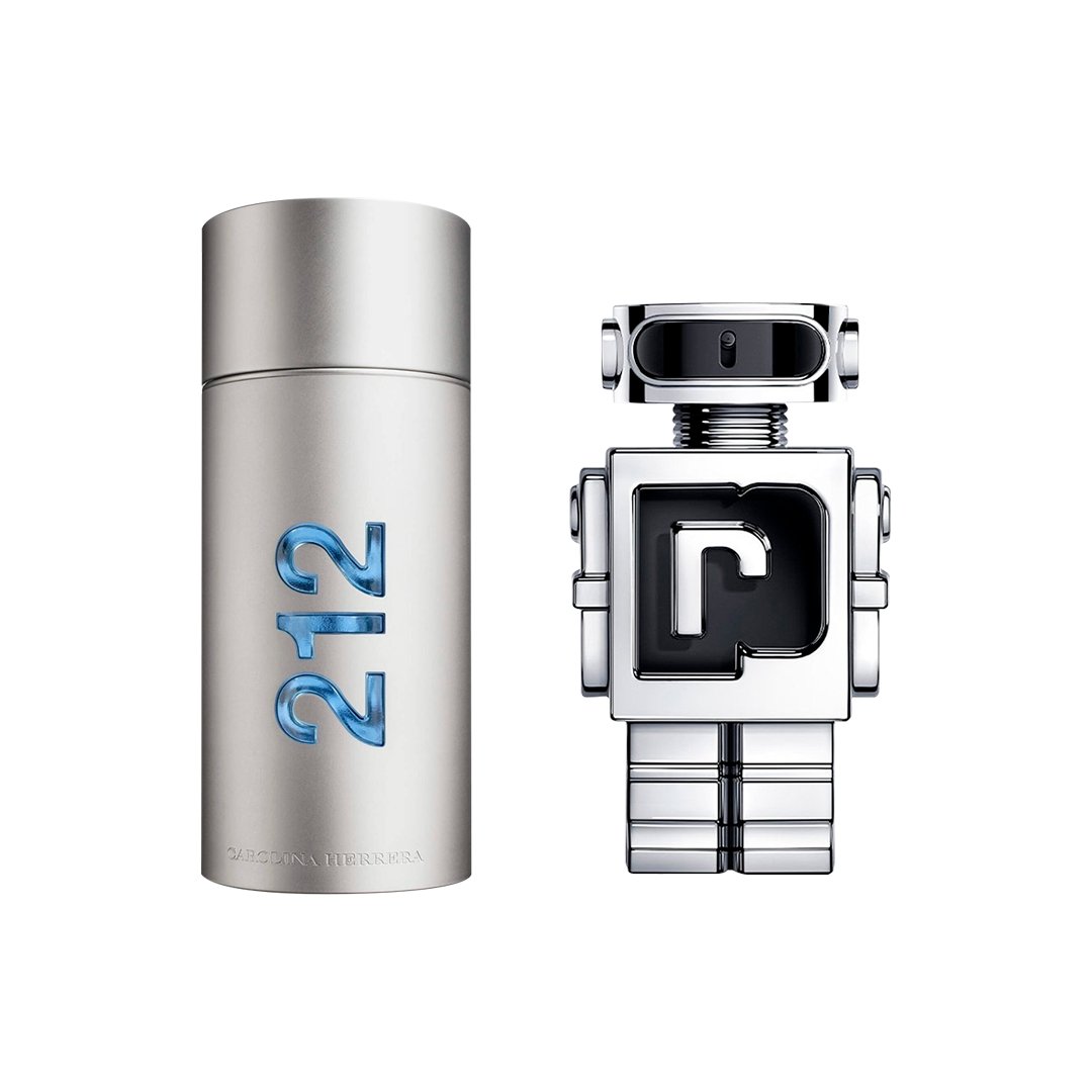 Combo de Perfumes Masculinos 212 MEN e Phantom (200ml)